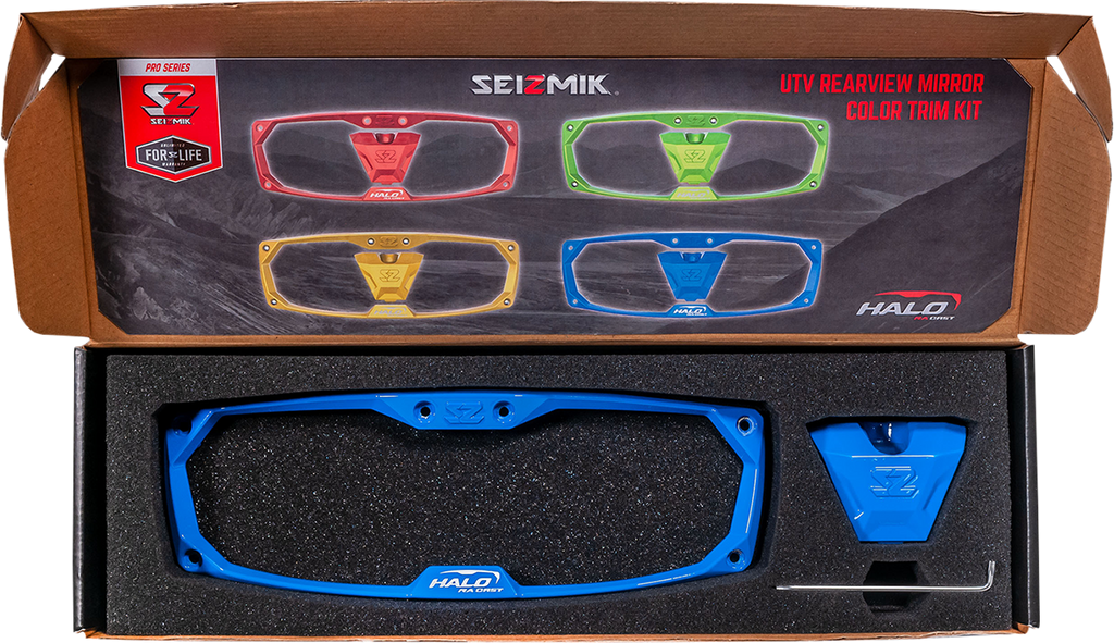 SEIZMIK Halo-RA Series Cast Aluminum Rearview Trim Kit