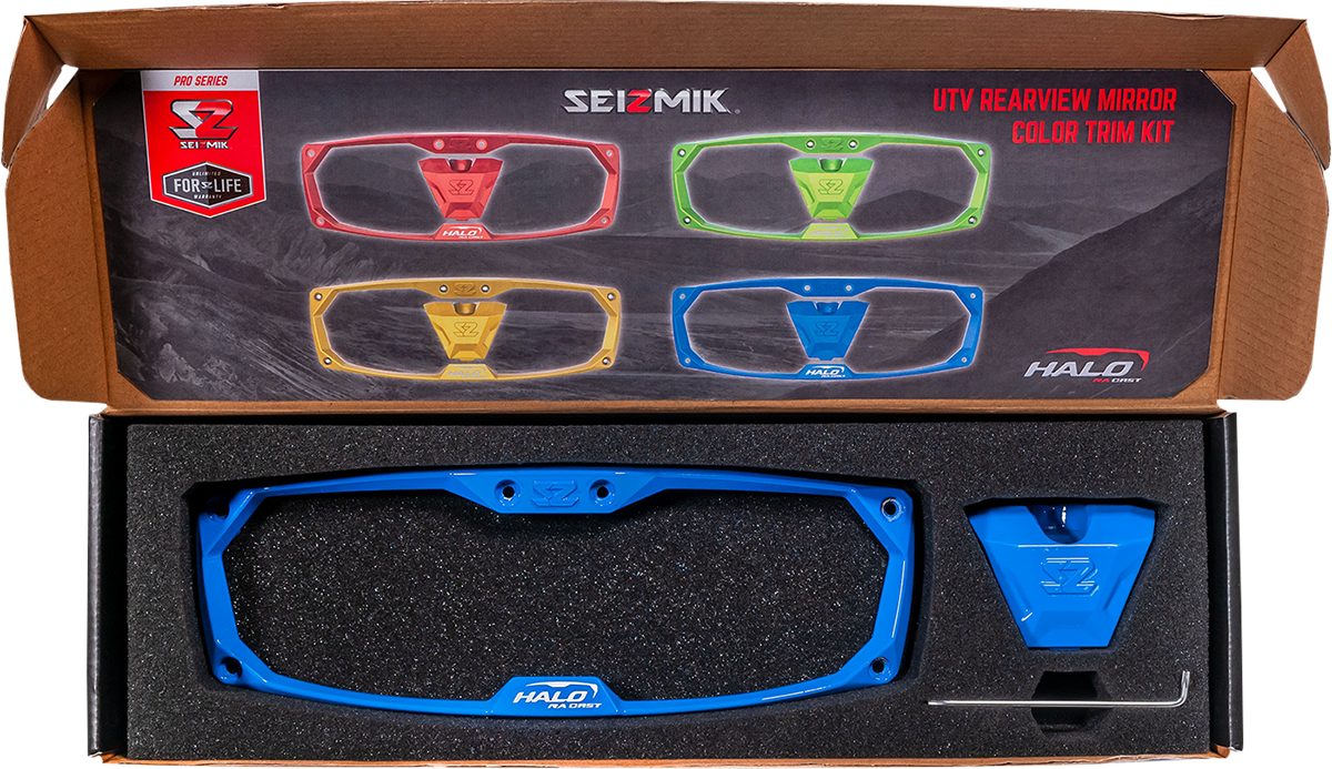 SEIZMIK Halo-RA Series Cast Aluminum Rearview Trim Kit