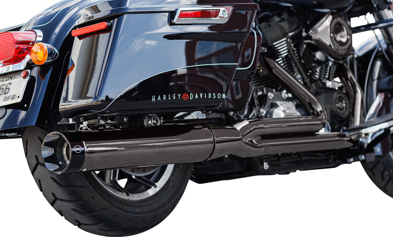 2-into-1 Sidewinder® Exhaust System - Lava Chrome - 50-State - M8