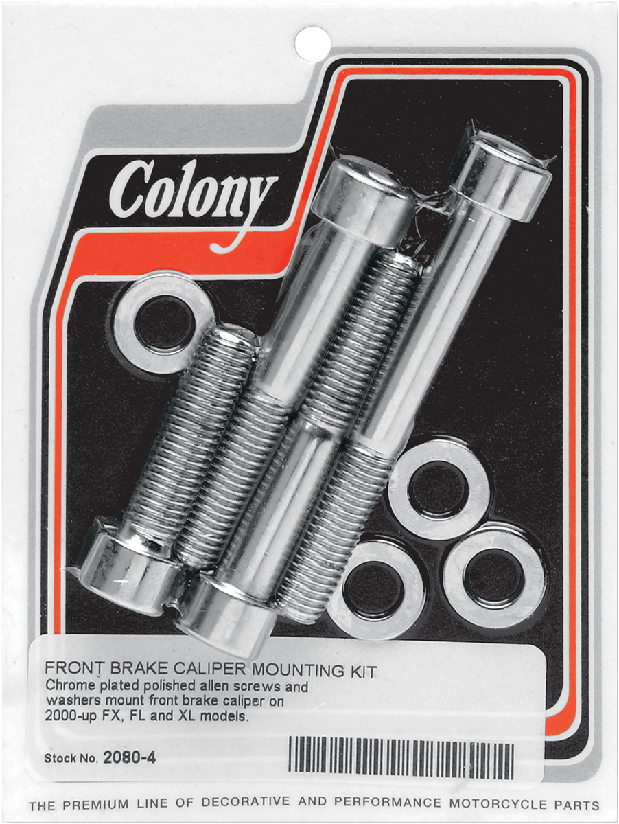 COLONY Bolt Kit - Front/Brake Caliper / Socket-Head/Knurled 2401-0123
