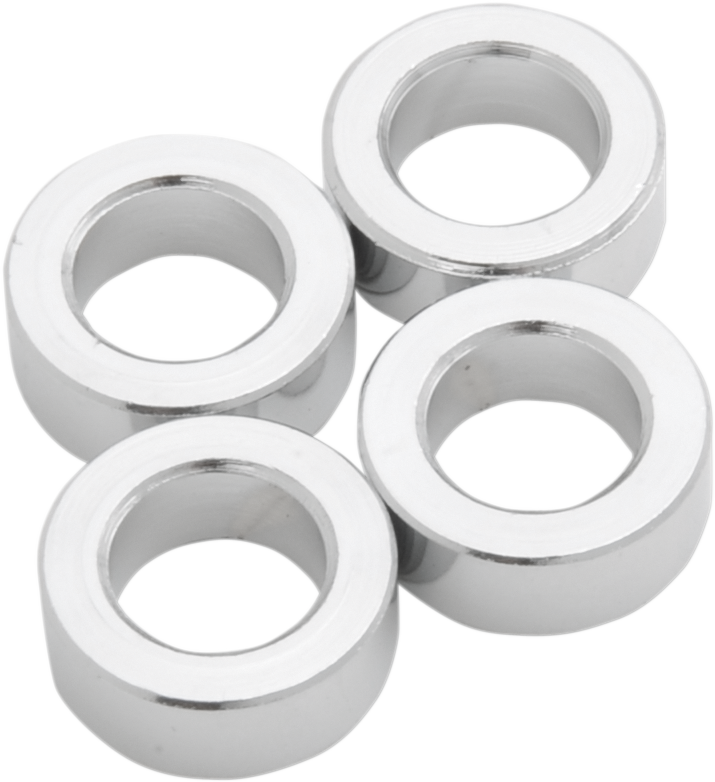 CHRIS PRODUCTS Turn Signal Spacers - Chrome / 1/4" / 4 Pack CH-0531
