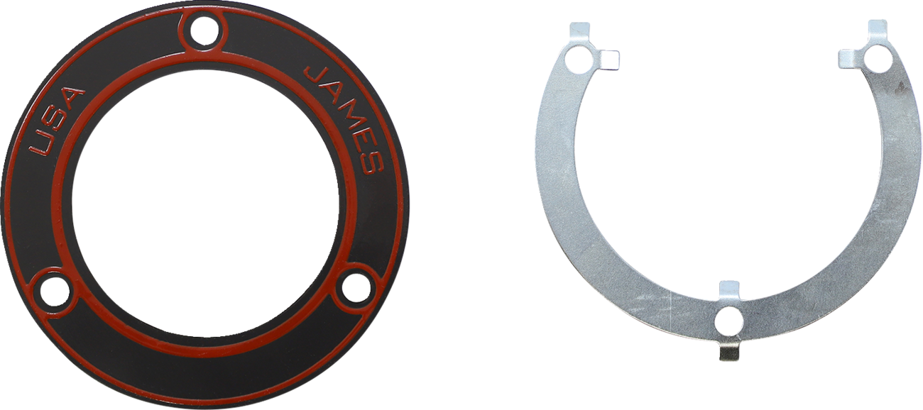 JAMES GASKET Inner Primary to Crankcase Gasket Kit - Inner Primary Gasket Kit / Rubber Covered Metal with Lock Ring / '65-'69 Big Twin 0934-1554