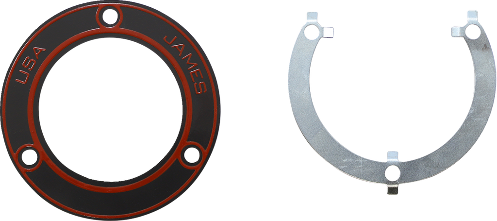 JAMES GASKET Inner Primary to Crankcase Gasket Kit - Inner Primary Gasket Kit / Rubber Covered Metal with Lock Ring / '65-'69 Big Twin 0934-1554