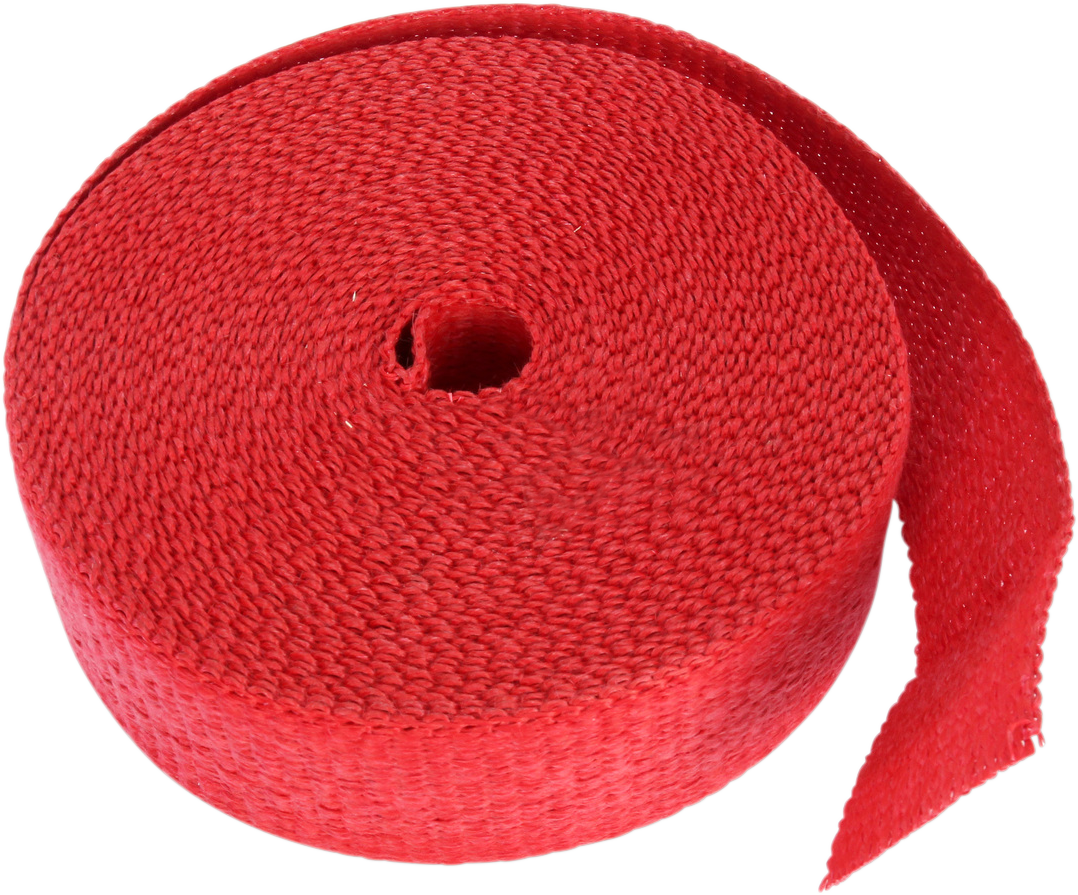 CYCLE PERFORMANCE PROD. Fiberglass Exhaust Wrap - Red / 2" x 50' 1861-0973