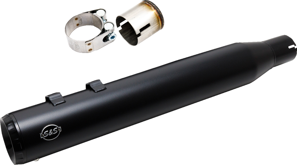 2-into-1 Swindler Exhaust Conversion Kit - 4" - Black - M8 Touring