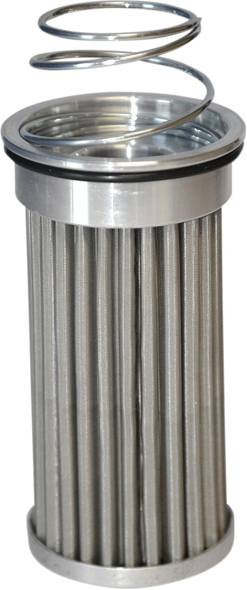 PC RACING Flo® Stainless Steel "Drop-In" Oil Filter - Oil Filter / Stainless Steel 0712-0459