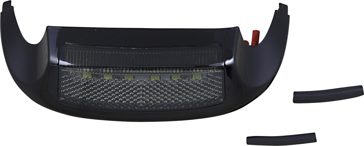 CUSTOM DYNAMICS LED Front Fender Tip - White LED/Smoke Lens / Black 2040-1780