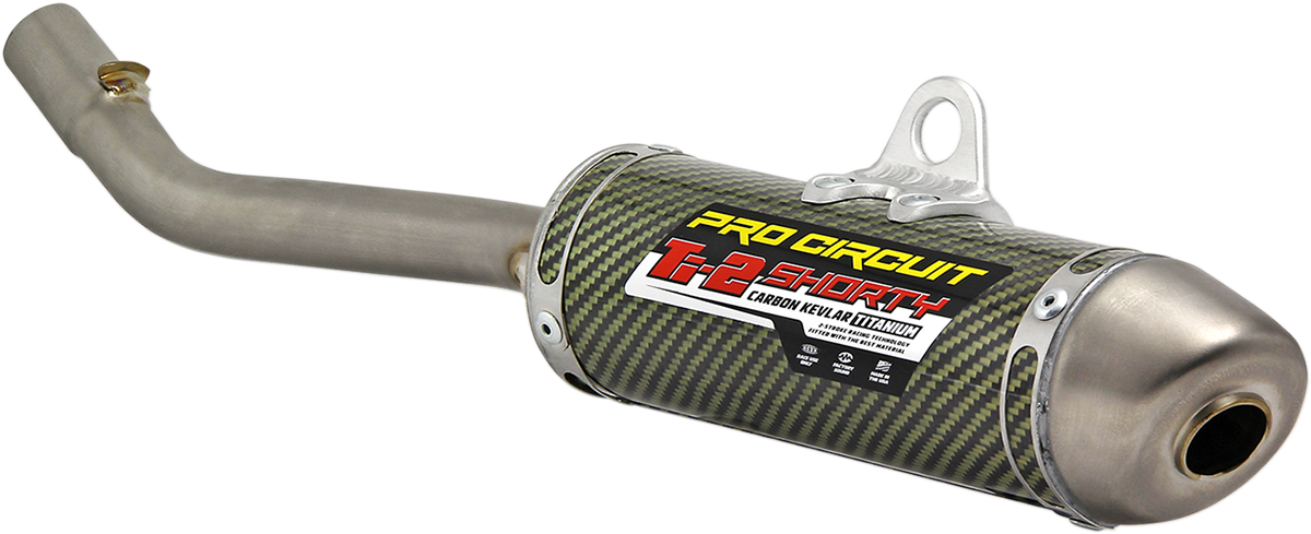 Pro Circuit Ti-2 Shorty Slip-On Silencer - CR250R