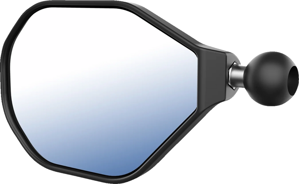 RAM MOUNTS Tough-Mirror™ Left Mirror with Ball - Tough-Mirror™ / Side View / Oval / Black / Left with Ball 0640-1721