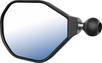 RAM MOUNTS Tough-Mirror™ Left Mirror with Ball - Tough-Mirror™ / Side View / Oval / Black / Left with Ball 0640-1721