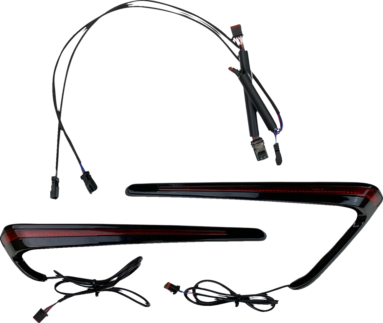 CUSTOM DYNAMICS Saddlebag Lights - LED / Red Lens 2040-3197