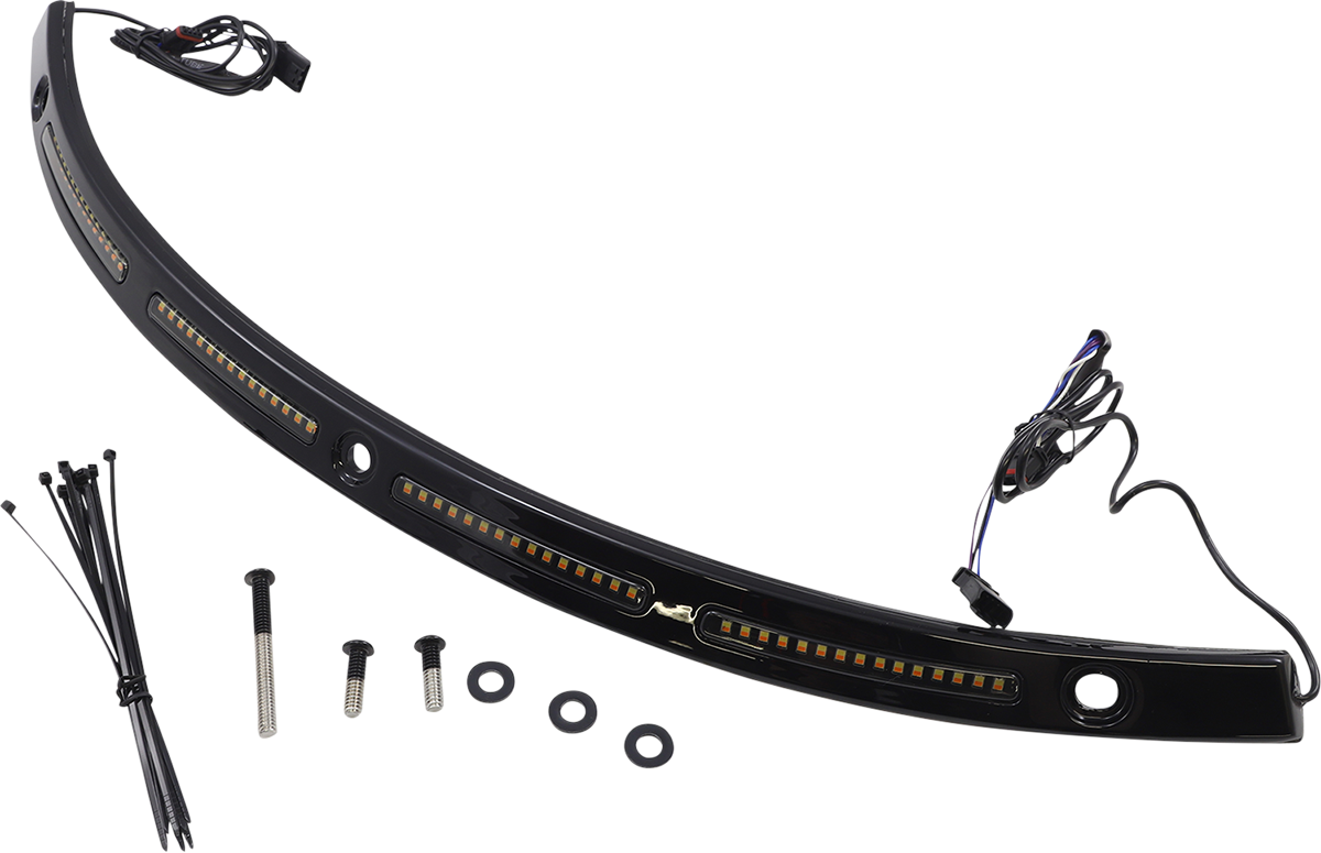 CUSTOM DYNAMICS Windshield Trim - Black 2040-2820