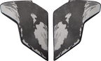 ICON Airflite™ Helmet Side Plates — Hooligan CE Tigersblood™ - Airflite™ Side Plates / Tiger's Blood / Gray 0133-1483