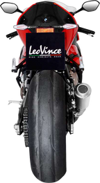 LeoVince Slip-On Muffler - Black Stainless Steel - S1000RR 15241B - BMW S1000RR; BMW S1000R LV-10 - BMW S1000RR 2019-2024; BMW S1000R 2021-2024