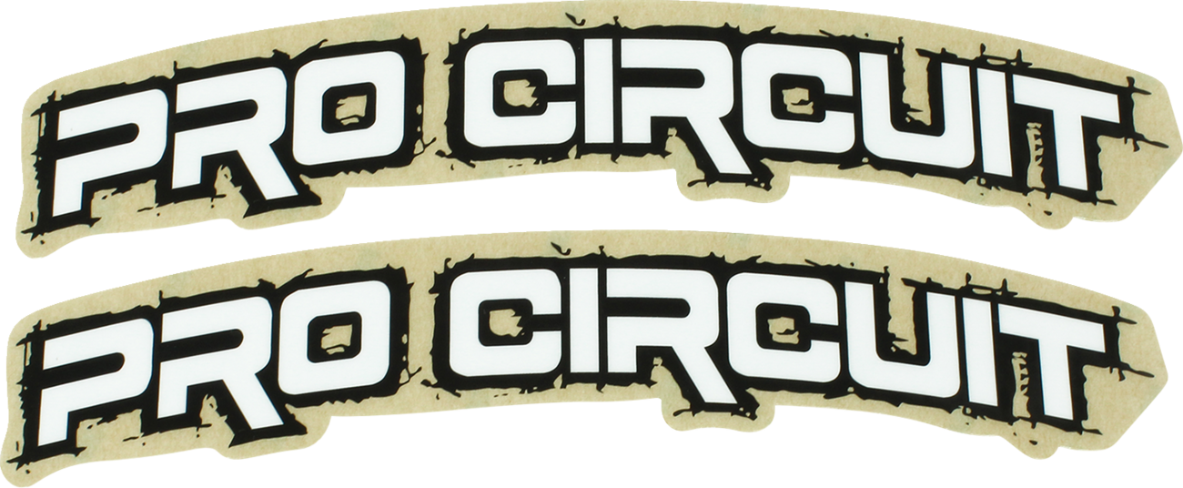 PRO CIRCUIT Fender Stickers
