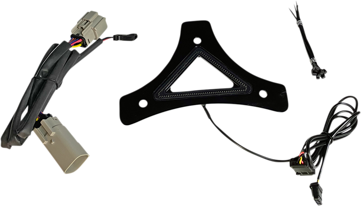 CUSTOM DYNAMICS LED Backrest Light - Run/Brake / Black 2040-2615