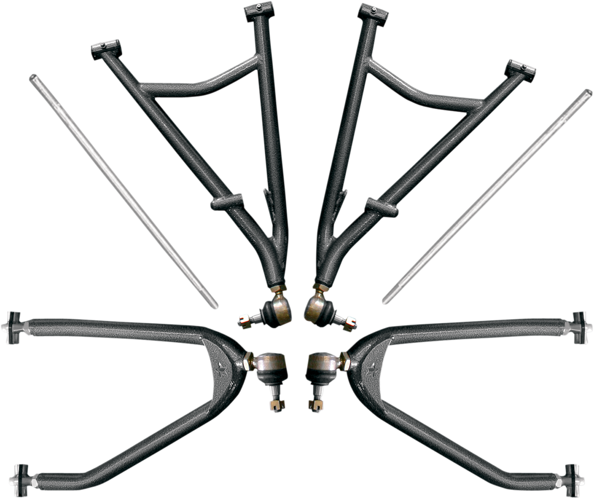 LONE STAR RACING/TECH 5 IND. DC-4 Long Travel A-Arms - A-Arms / Extends 2" / Forward 1" / 18.25" Shock Length / YFZ450/Raptor 0430-0592