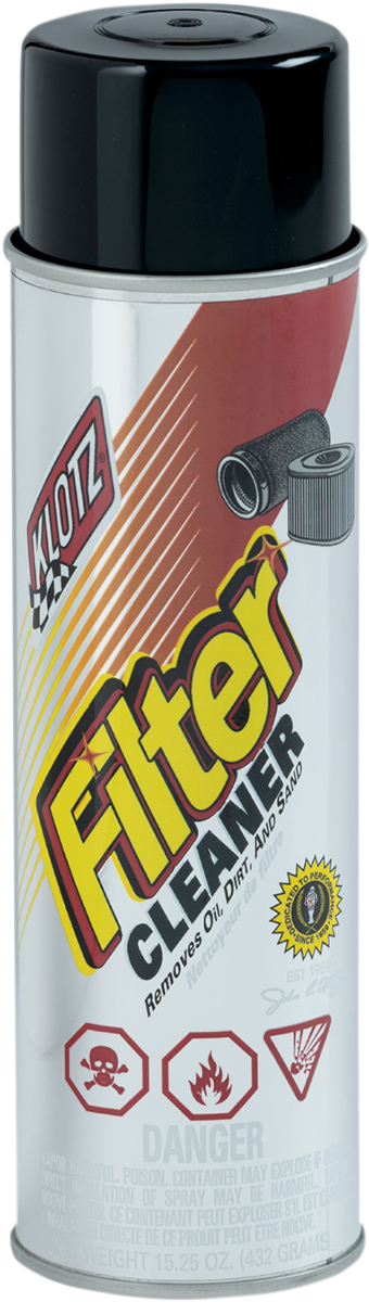 KLOTZ OIL Filter Cleaner - Filter Cleaner- 15.25 oz. net wt. / Aerosol KL608