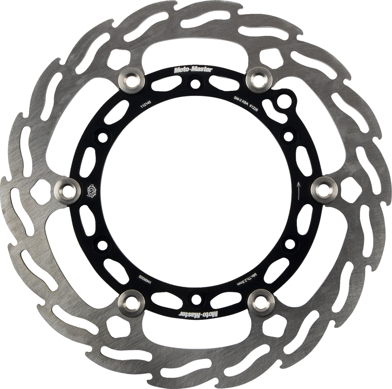 MOTO-MASTER Brake Rotors - Brake Rotor / Front / Flame 1711-2095