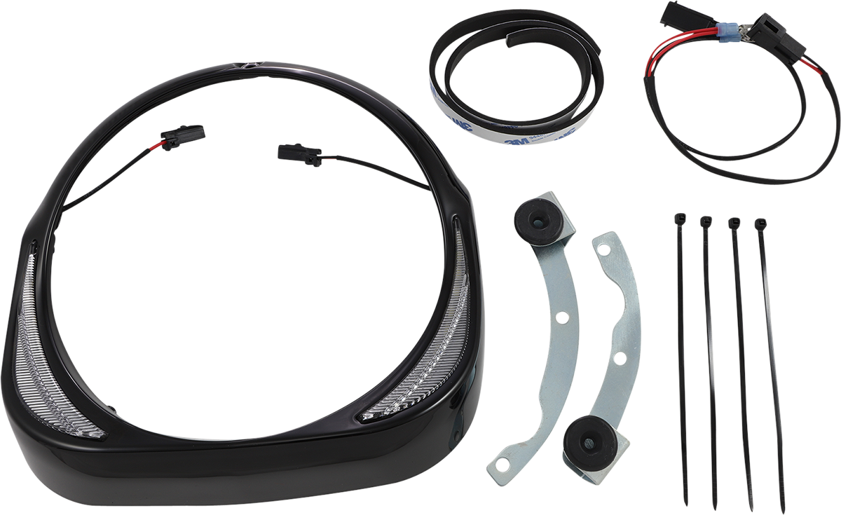 CIRO Headlight Bezel - Black 2001-1364