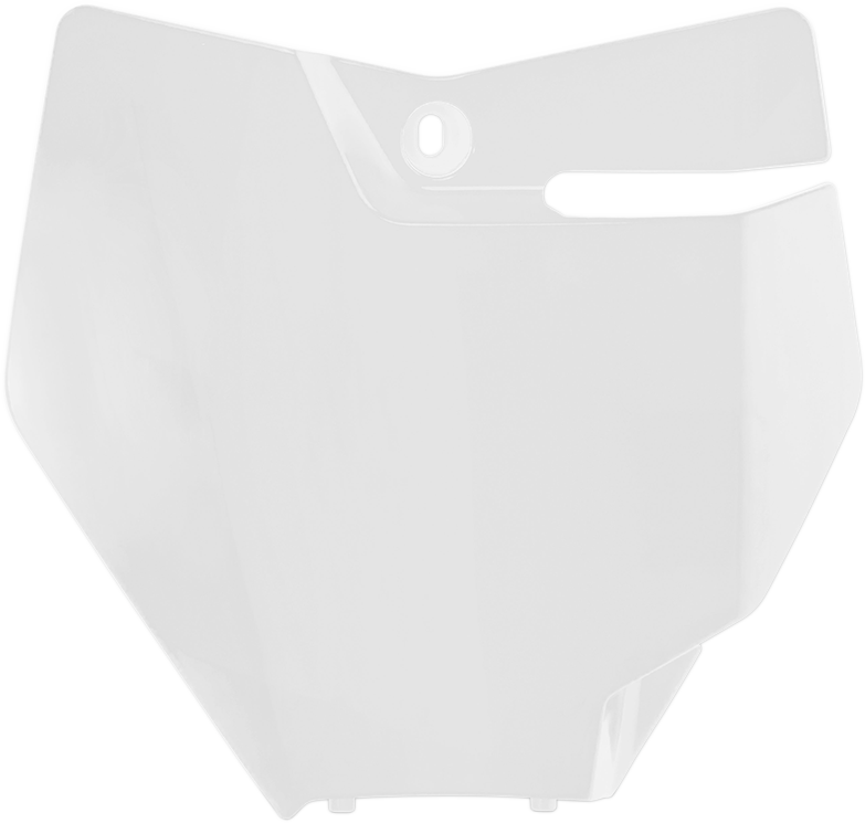 ACERBIS Front Number Plate - '20 White 0520-2976