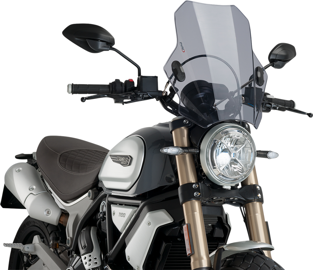 PUIG HI-TECH PARTS Bat Windscreen - Light Smoke 2313-0259