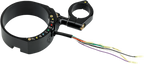 JOKER MACHINE Speedometer Relocation Bracket with Easy Mount Clamp - Black Anodized / For 39 mm Fork 2210-0336