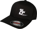 Throttle Threads Curved Bill Hat - Black / Large/XL 2501-2098