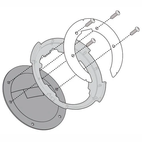 GIVI BF53 Tanklock Tank Ring for Husqvarna Svartpilen 701