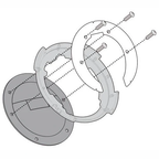 GIVI BF53 Tanklock Tank Ring for Husqvarna Svartpilen 701