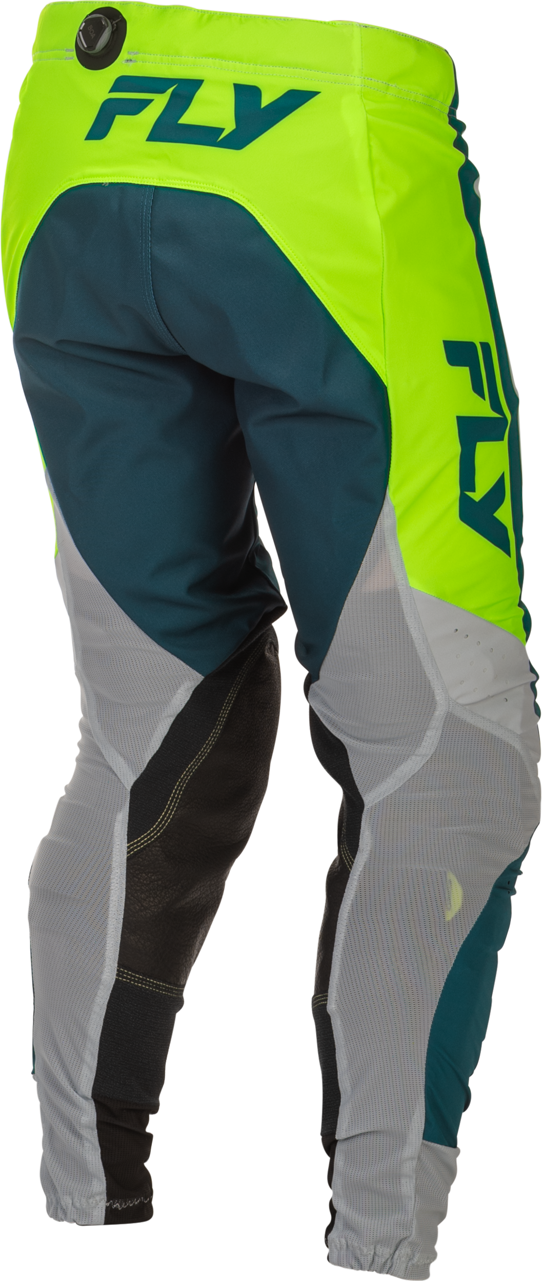 FLY Racing Lite Pants (2026) - Grey / Lime / Teal - View 12