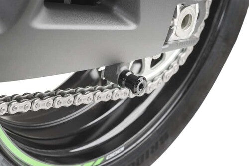 Puig 5924N Hi-Tech Swingarm Spools 10mm Black 2-Pack