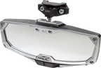 SEIZMIK Halo R Rear View Mirror with Cast Aluminum Bezel/LED Cabin Light - Pro XP - Mirror / Halo R / Rear View w/LED Cabin Light / Rectangle / Black w/Silver Bezel 0640-1454