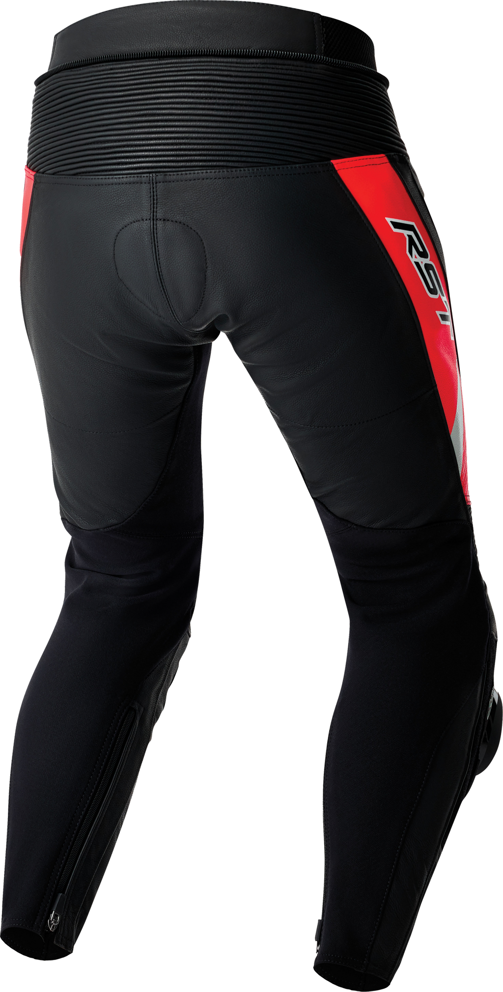 RST Tractech Evo 5 CE Men's Leather Pants - Black / Fluorescent Red - View 8
