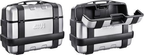 GIVI TRK33PACK2A Set of 2 TRK33NA Silver