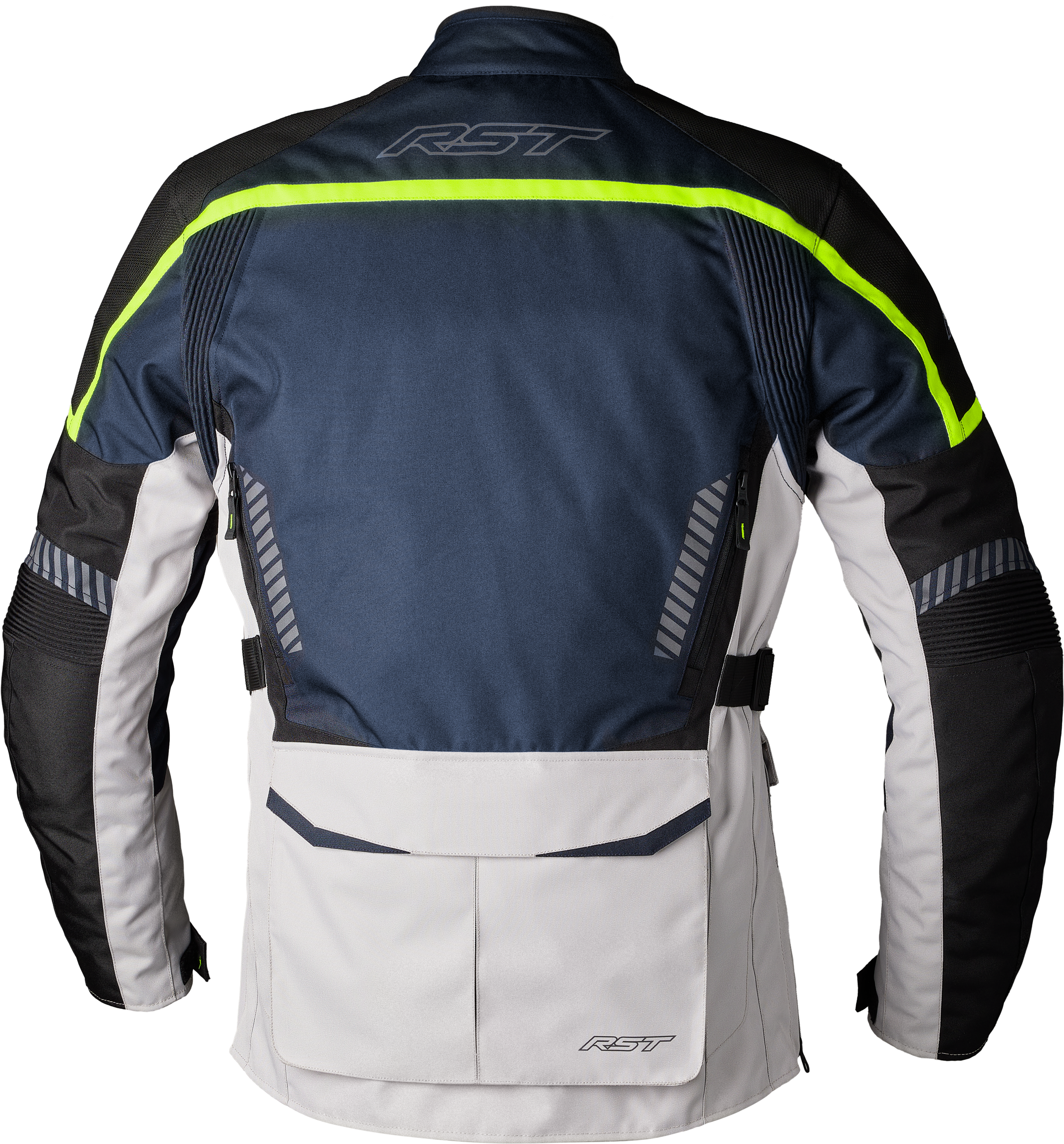 RST Maverick Evo CE Men's Textile Jacket - Navy / Silver - View 9