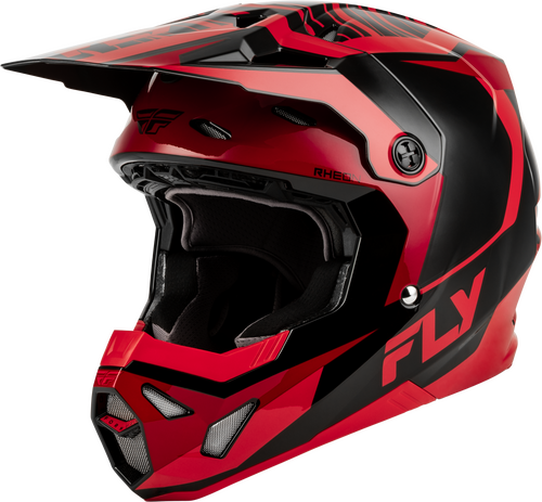 FLY Racing Formula CP Charge Helmet (2027) - Black / Red - View 19