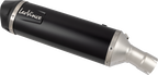 LEOVINCE Slip-On Muffler - Black Stainless Steel 14449EBU