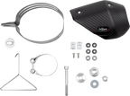 LEOVINCE Slip-On Muffler - Black Stainless Steel 14449EBU