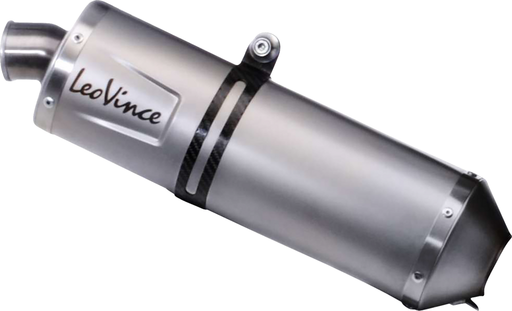 LEOVINCE Slip-On Muffler - Stainless Steel 14449EU