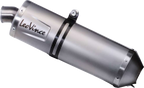 LEOVINCE Slip-On Muffler - Stainless Steel 14449EU