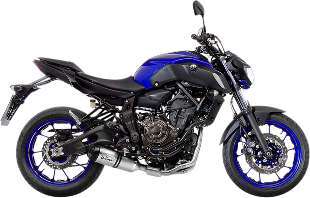 LeoVince LV One Evo Exhaust - Stainless Steel 14251EU - Yamaha MT-07/FZ-07 2017-2020; Yamaha Tracer 700 2016-2020