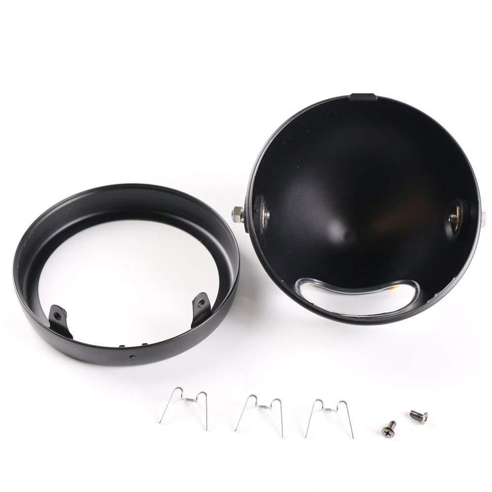 Eagle Lights 5 3/4" Meteor Headlight Bucket Housing for Motorcycles with 32MM to 40MM Fork Tubes