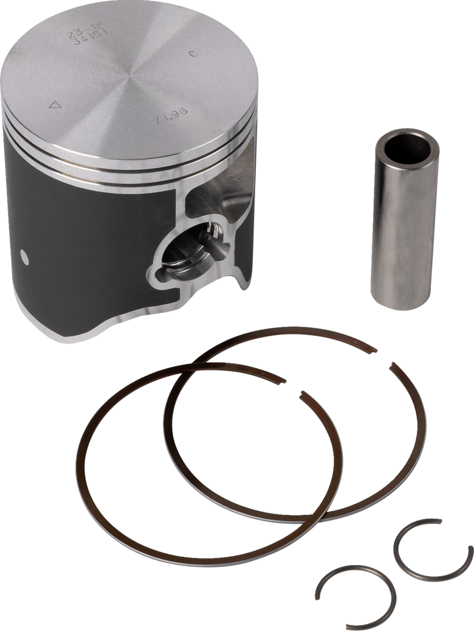 VERTEX Piston Kit Cast Replica for 2 Stroke - Piston Kit / 71.96 mm / Husqvarna | KTM 0910-2422