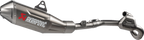AKRAPOVIC Evolution Line Exhaust System - Titanium - CRF450R/CRF450RX S-H4E1-FDHLT