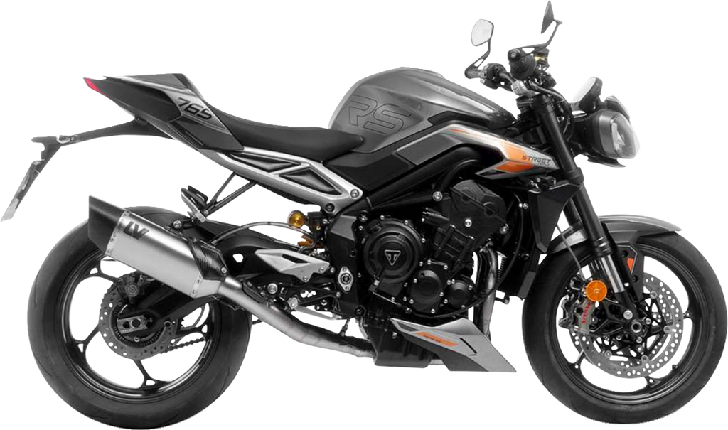 LEOVINCE LV-14 R Exhaust System - 3-into-1 - Stainless Steel - Street Triple 765 R/RS 15608U