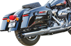 S&S CYCLE 2-into-1 Sidewinder Exhaust System - 50-State - Chrome - M8 Touring 550-0758