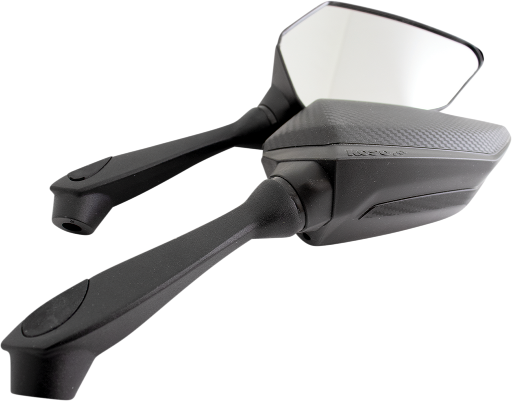 KOSO NORTH AMERICA Sprint Mirror - Mirrors / Sprint / Side View / Kidney / Black 0640-1442