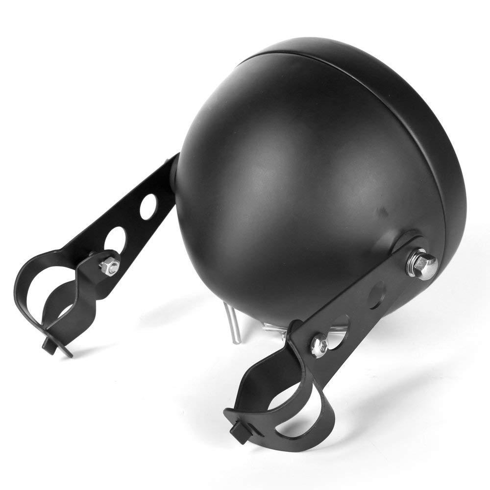 Eagle Lights 5 3/4" Meteor Headlight Bucket Housing for Motorcycles with 32MM to 40MM Fork Tubes