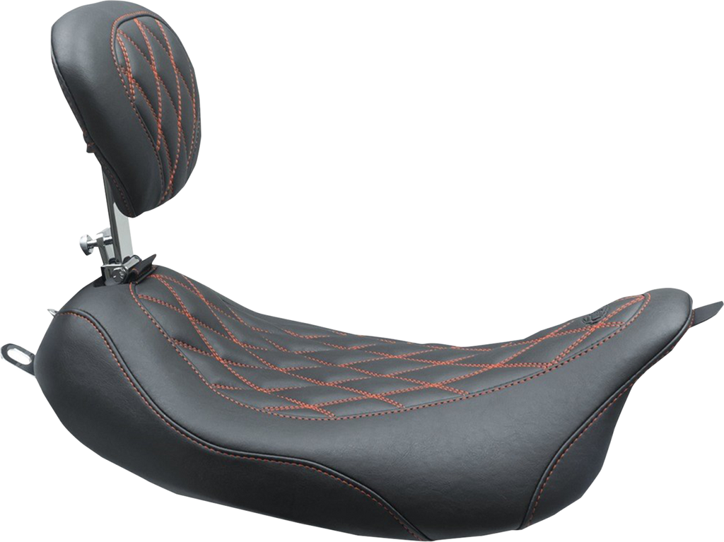 MUSTANG Wide Tripper™ Solo Seat With Removable Driver Backrest